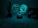 LED-Herzlampe mit Foto- und Textgravur LED-Herzlampe mit Foto- und Textgravur – Bild 4