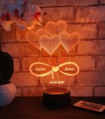 LED-Lampe mit Lasergravur