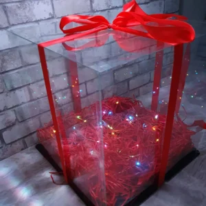 Transparente Geschenkbox